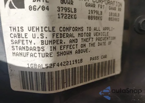 2004 Saturn Ion 3 z USA, uszkodzony, nr VIN 1G8AL52F44Z211918